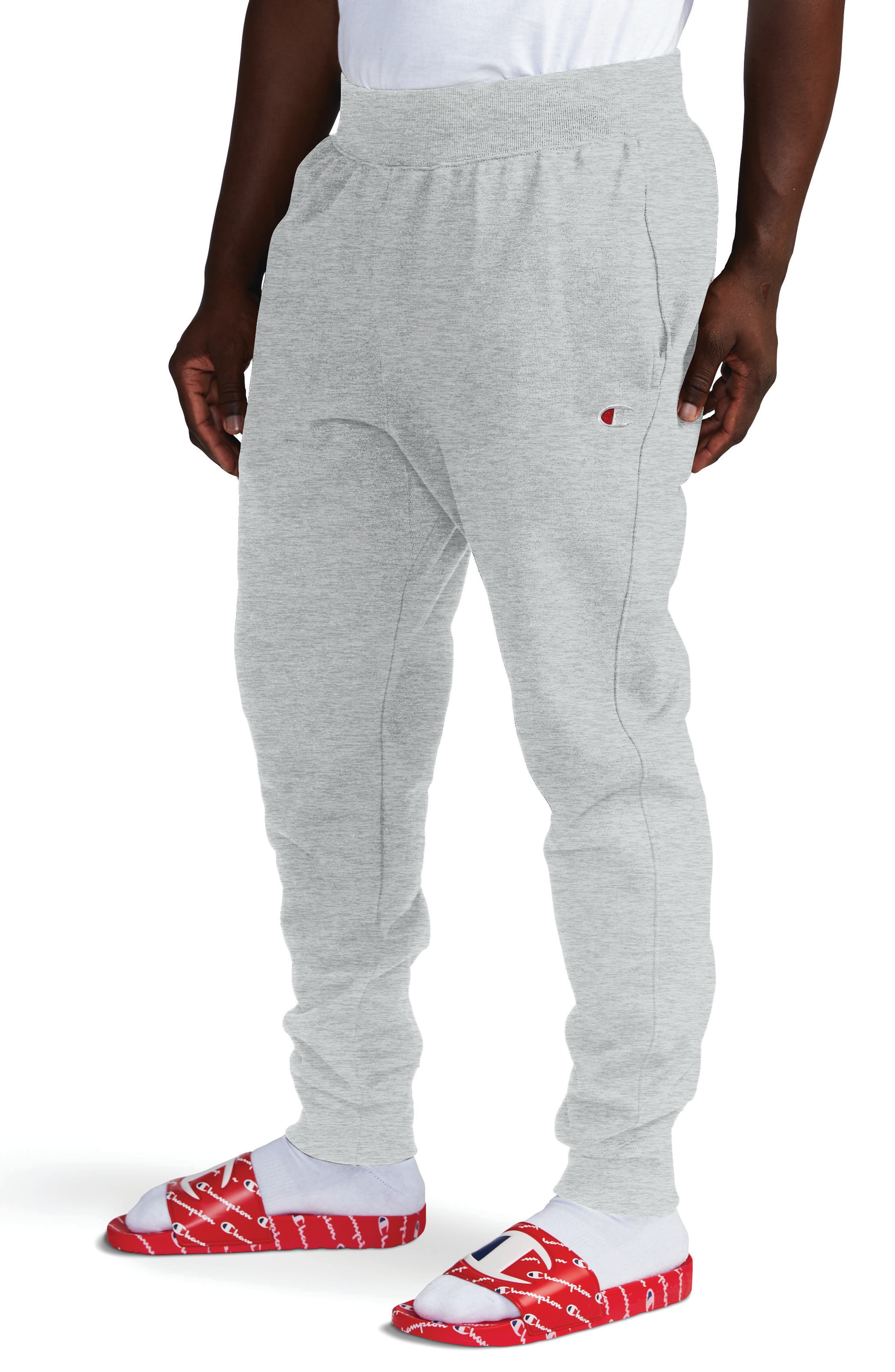 Jogging pants Grey Size M to L Juniors Champion Fleece Athletic Sweat Pants